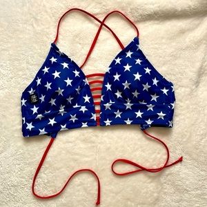 Granger Smith’s YEE YEE Apparel Stars and Stripes Swim Top (XL) NEVER WORN!